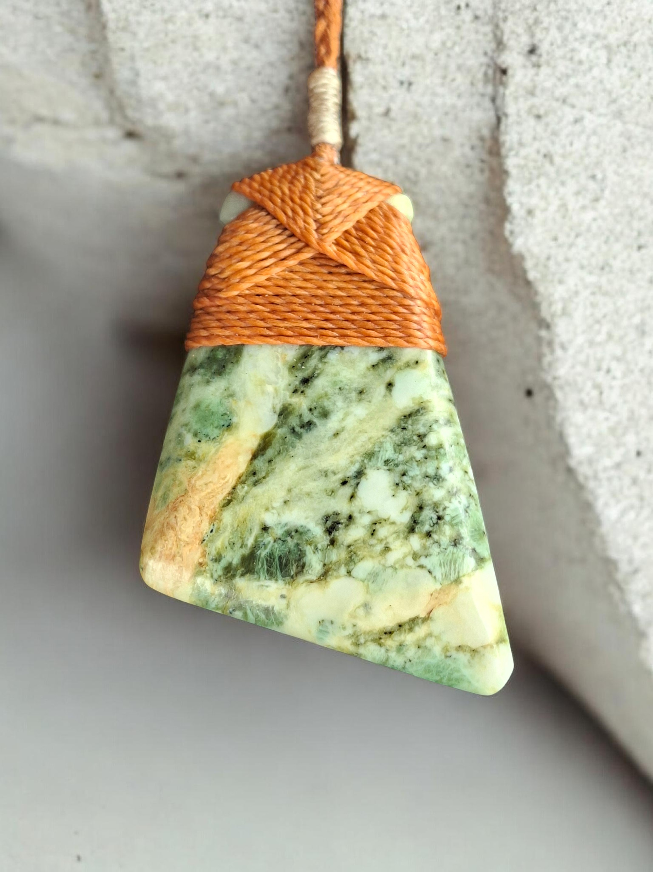 Flower Jade Pounamu Angle Toki